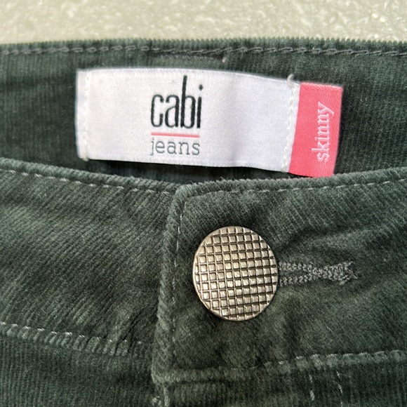 Corduroy Green Straight Leg Pants Size 10 - Picture 4 of 8